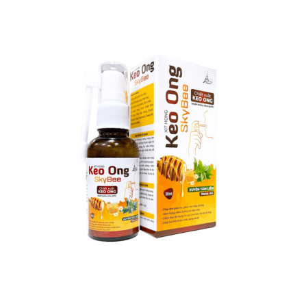 Xịt họng keo ong SkyBee giúp giảm ho, dịu đau rát họng - Chai 30ml