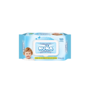 Khăn Ướt Em Bé Nuna 100 Miếng - Không Mùi