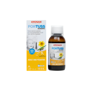 Siro ho thảo dược Fortuss Otosan làm dịu cơn ho, bảo vệ niêm mạc - Chai 180ml