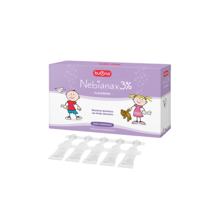 Dung Dịch Nhỏ Mũi Nebianax 3% - Dung Dịch Ưu Trương - Hộp 20 Ống