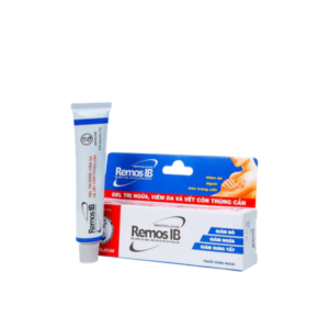 Gel Remos Thuốc bôi trị ngứa, Viêm da giảm sưng đỏ - Tuýp 10g