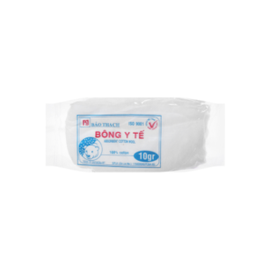 Bông Gòn Y Tế Sợi Dài Bảo Thạch - Mềm Mịn, Thấm Hút Tốt - Gói 10g