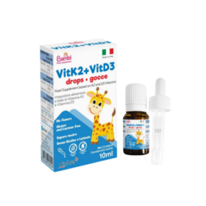 Dung Dịch Nhỏ Giọt VitK2+VitD3 - Vitamin D3 & K2 MK7 Liposome - Lọ 10ml