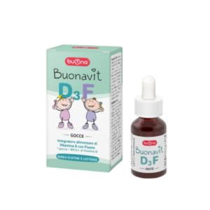 Dung Dịch Buonavit D3F - Vitamin D3 & Fluor - Lọ 12ml