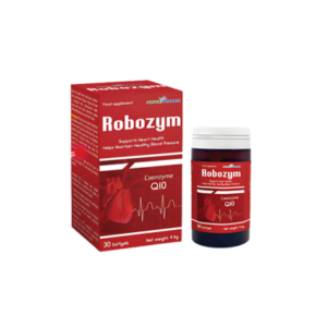 Viên Nén Robozym - Hỗ Trợ Sức Khỏe Tim Mạch, Chống Oxy Hóa - Lọ 30 Viên
