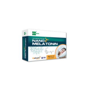 Nano Melatonin Wellcare – Hỗ Trợ Ngủ Ngon, Giảm Mất Ngủ - Hộp 3 Vỉ x 10 viên