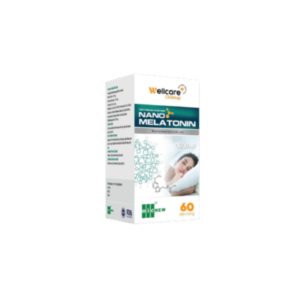 Nano Melatonin Wellcare – Hỗ Trợ Ngủ Ngon, Giảm Mất Ngủ – Lọ 60 viên