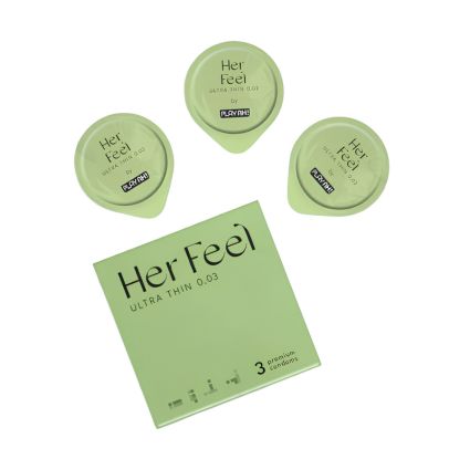 Bao cao su PlayAh Her Feel Ultra Thin 0.03 – Hộp 3 cái - Ảnh 5