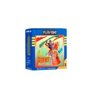 Bao cao su PLAYAH Giant Invisible – Siêu Mỏng Khổng Lồ – Hộp 3 cái