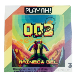 Bao Cao Su PLAYAH Thêm Gel Rainbow Gel 003