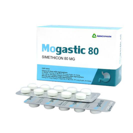 Viên Nhai Mogastic 80mg Agimexpharm - Hộp 10 Vỉ x 10 Viên - Ảnh 3