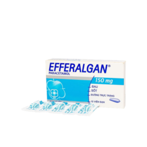 Viên Đặt Trực Tràng Efferalgan 150mg - Giảm Đau, Hạ Sốt - Hộp 2 Vỉ x 5 Viên