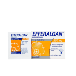 Bột Sủi Efferalgan 250mg UPSA SAS - Giảm Đau, Hạ Sốt - Hộp 12 Gói