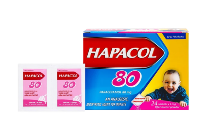 Bột Sủi Hapacol 80mg