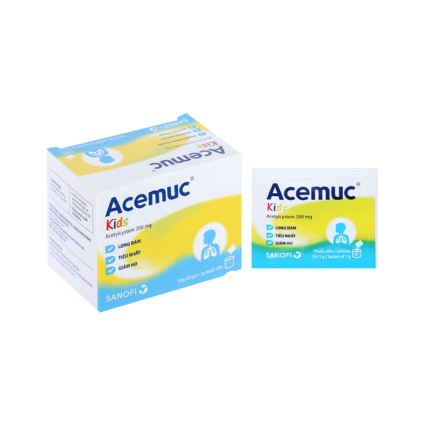 Bột Pha Uống Acemuc Kids 200mg - Hộp 30 Gói - Ảnh 2