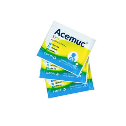 Bột Pha Uống Acemuc Kids 200mg - Hộp 30 Gói - Ảnh 5