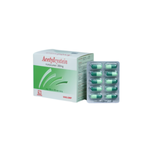 Viên Nang Acetylcystein 200mg Nadyphar - Hộp 10 Vỉ x 10 Viên