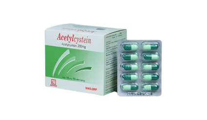 Viên Nang Acetylcystein 200mg Nadyphar
