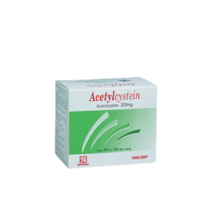 Viên Nang Acetylcystein 200mg Nadyphar - Hộp 10 Vỉ x 10 Viên - Ảnh 2