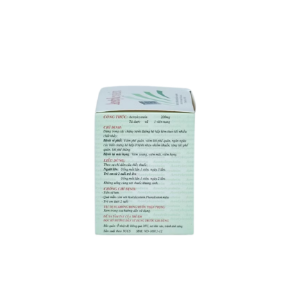 Viên Nang Acetylcystein 200mg Nadyphar - Hộp 10 Vỉ x 10 Viên - Ảnh 5