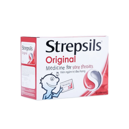 Viên Ngậm Strepsils Original - Hộp 100 Gói x 2 Viên - Ảnh 2
