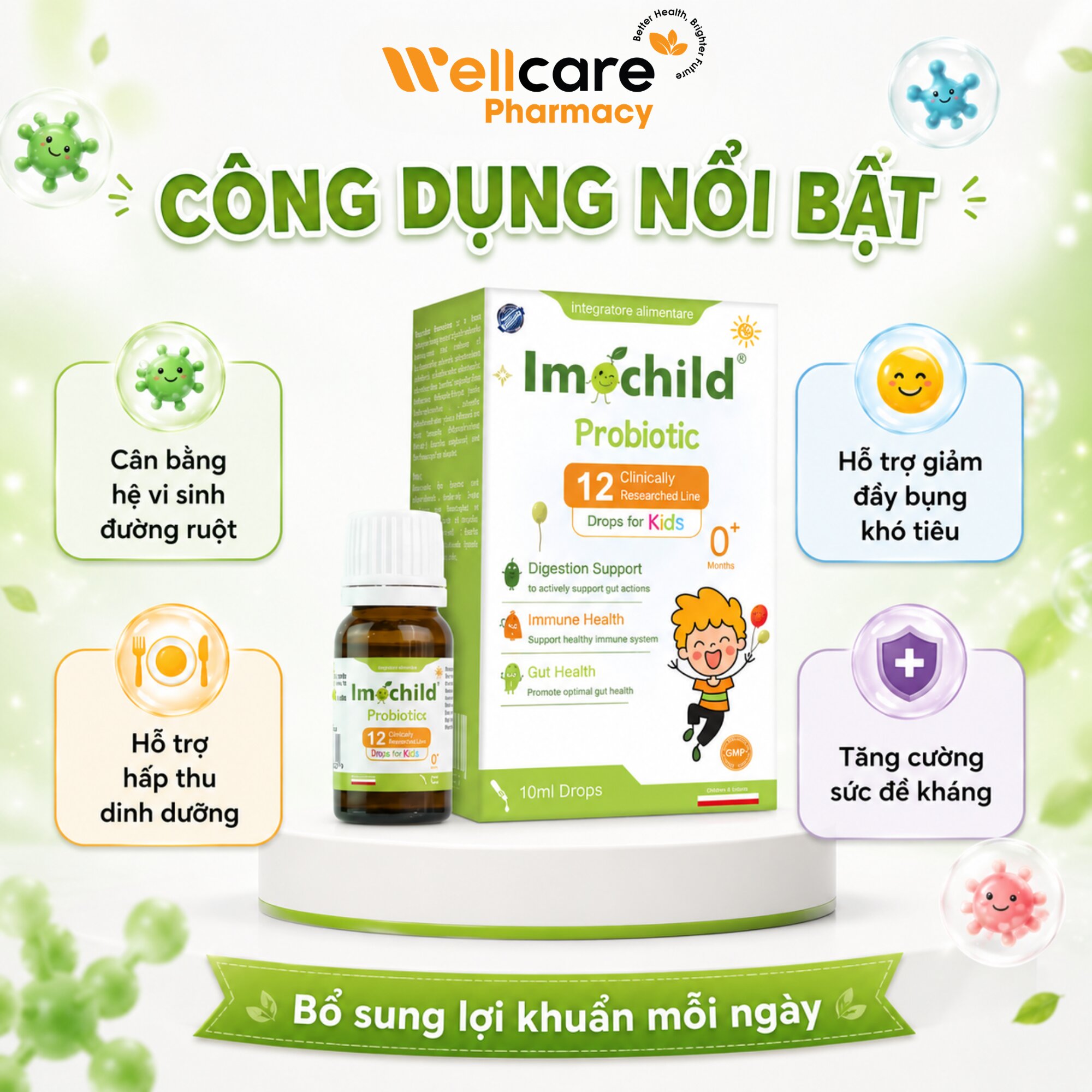 Men Vi Sinh Imochild Probiotic - Lọ 10ml - Ảnh 3