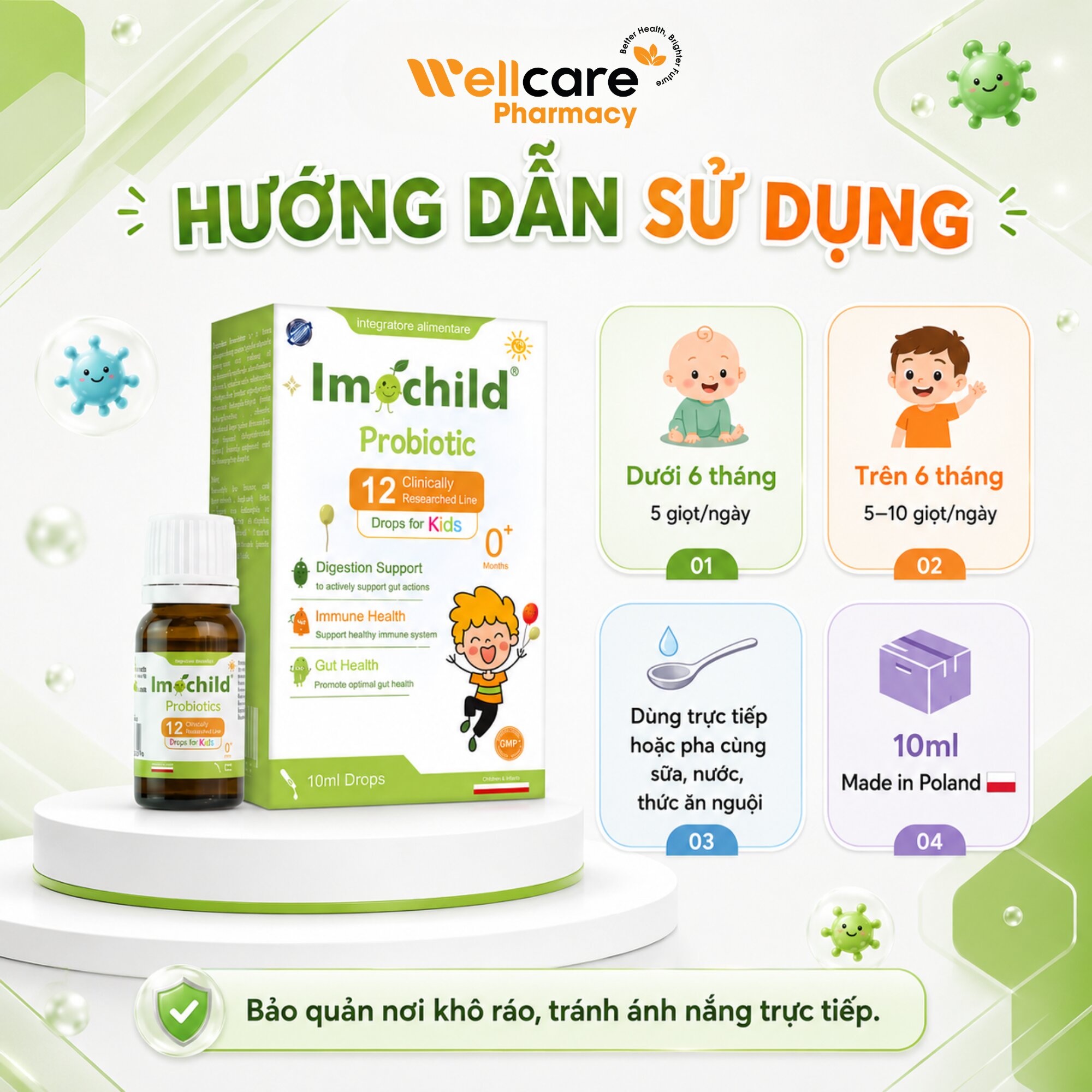 Men Vi Sinh Imochild Probiotic - Lọ 10ml - Ảnh 6