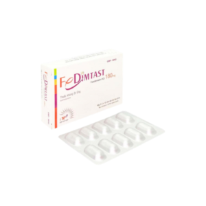 Viên Nén Bao Phim Fedimtast 180mg - Hộp 3 Vỉ x 10 Viên