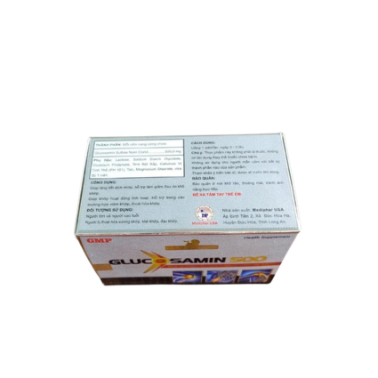 Viên Nén Glucosamin 500mg - Hộp 10 Vỉ x 10 Viên - Ảnh 3