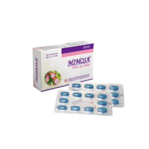 Viên Nén Mimosa - Cao Bình Vôi, Lạc Tiên, Sen, Lá Vông - Hộp 5 Vỉ x 10 Viên
