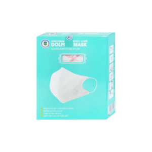 Khẩu Trang 3D DOLPHIN MASK - Công Nghệ Lọc 3X, Bảo Vệ >95% (Hộp 10 Cái)