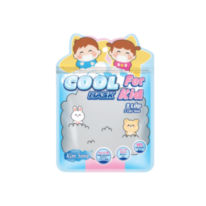 Khẩu Trang 5D COOL FOR KID KIM SORA - Lọc Khuẩn 99%, Hình In Ngộ Nghĩnh (Gói 7 Cái)