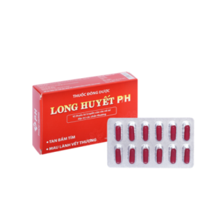 Viên Nang Long Huyết P/H - Hỗ Trợ Giảm Sưng, Bầm Tím - Hộp 2 Vỉ x 12 Viên