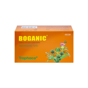 Viên Nén Boganic - Actiso, Rau Đắng Đất, Bìm Bìm - Hộp 5 Vỉ x 20 Viên