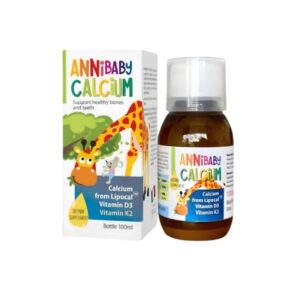 Dung Dịch AnniBaby Calcium - Canxi Sinh Học, Vitamin D3 & K2 - Lọ 100ml