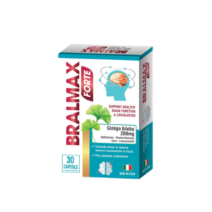 Viên Uống BRALMAX FORTE - Hỗ Trợ Tuần Hoàn Não - Hộp 2 Vỉ x 15 Viên