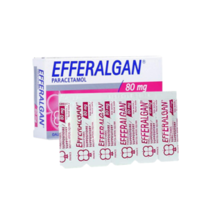Viên Đặt Trực Tràng Efferalgan 80mg - Giảm Đau Nhẹ Đến Vừa, Hạ Sốt - Hộp 2 Vỉ x 5 Viên