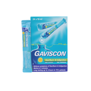 Hỗn Dịch Uống Gaviscon Suspension - Sodium Alginate - Hộp 24 Gói x 10ml