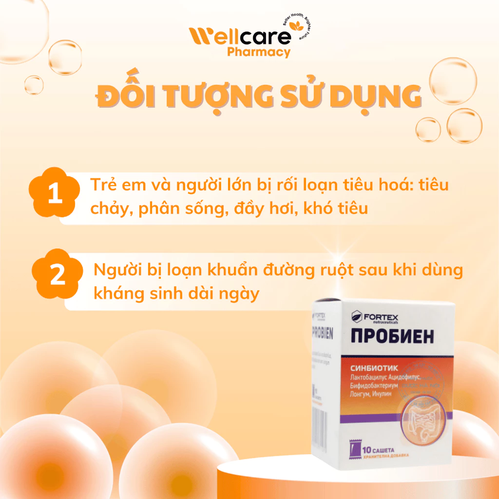 Men Vi Sinh Probien - Hộp 10 Gói - Ảnh 3