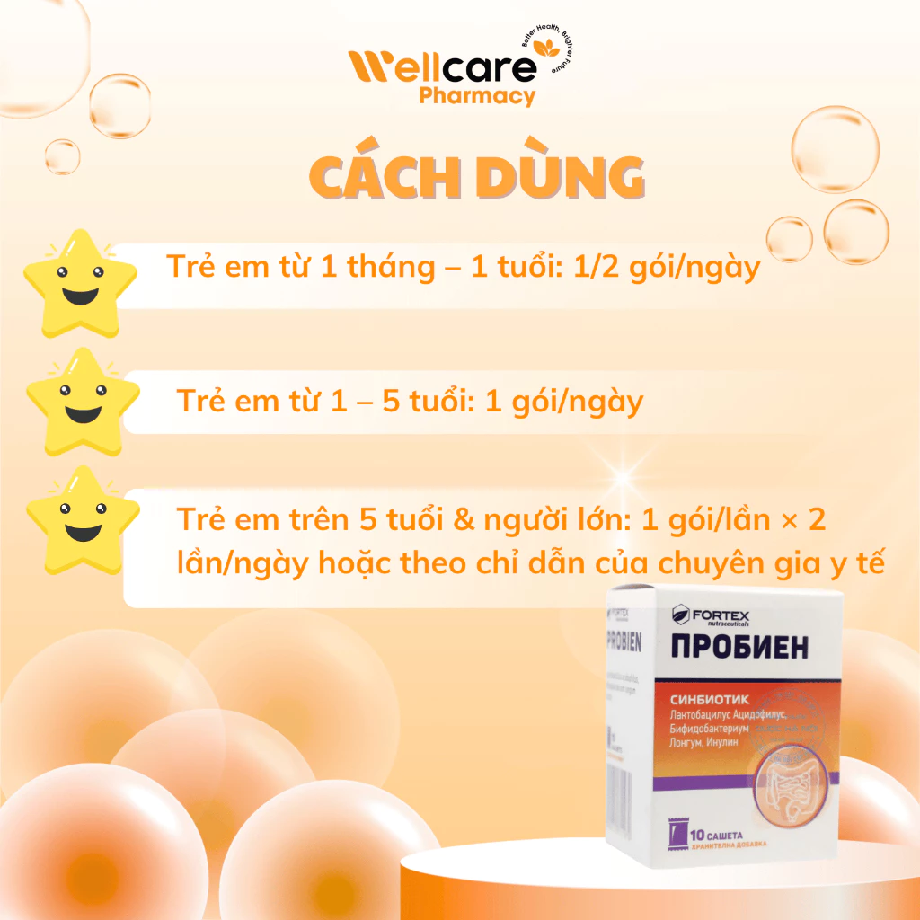 Men Vi Sinh Probien - Hộp 10 Gói - Ảnh 4