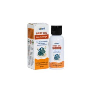 Dầu Massage Solani Baby Oil - Chăm sóc da cho bé - Chai 50ml