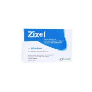 Nước Mắt Nhân Tạo Zixol 0.6ml - Hộp 20 Tép x 0,6ml