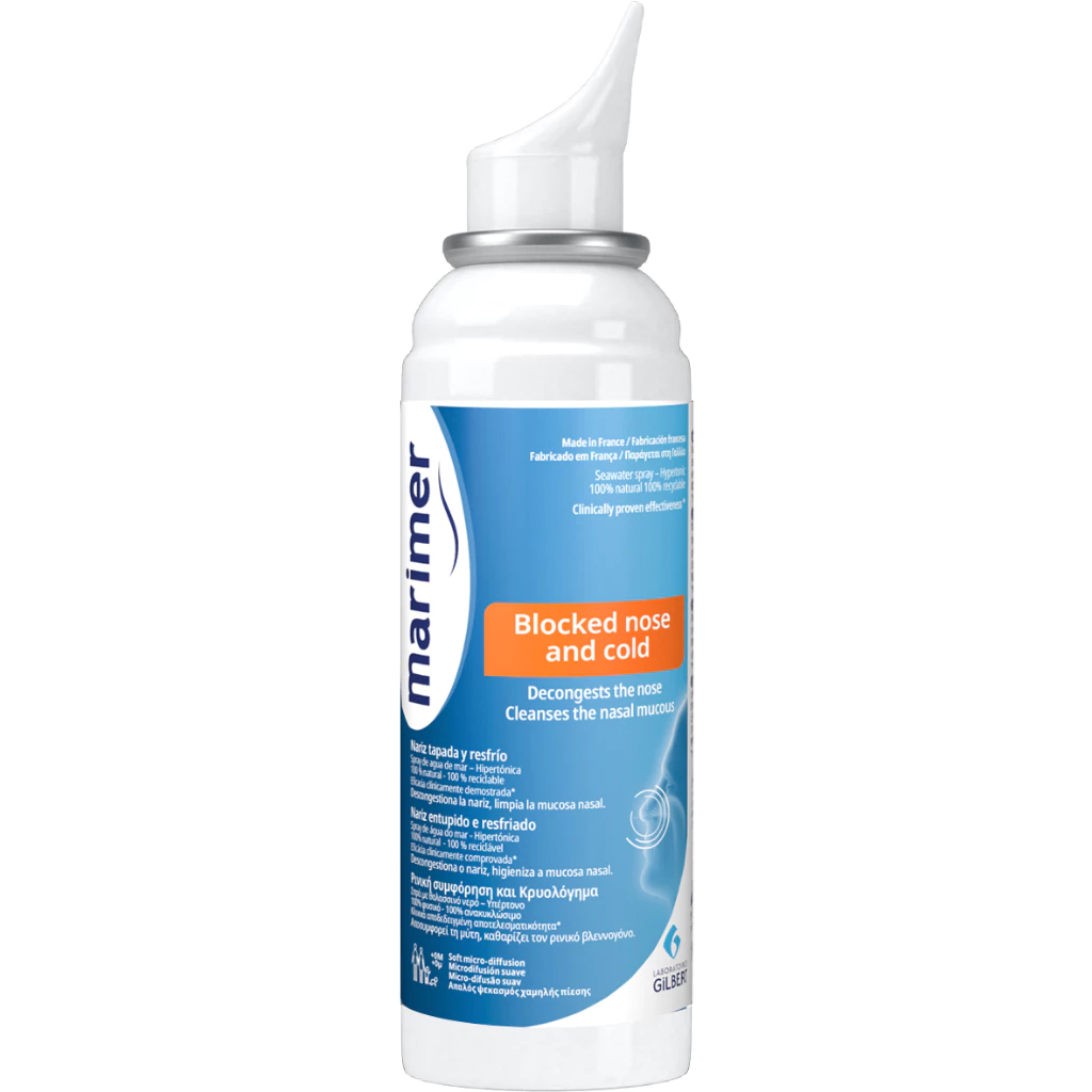Xịt mũi Marimer Blocked Nose And Cold - Xịt mũi hỗ trợ điều trị viêm mũi - Chai 100ml - Ảnh 2