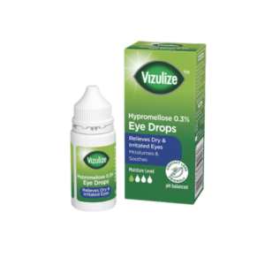 Nước mắt nhân tạo Vizulize Hypromellose 0.3% giảm cảm giác khô, kích ứng mắt chai 10ml